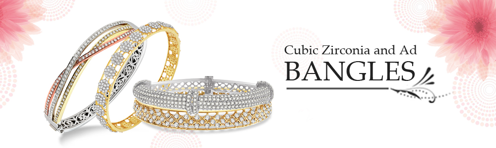 Cubic Zirconia and Ad Bangles