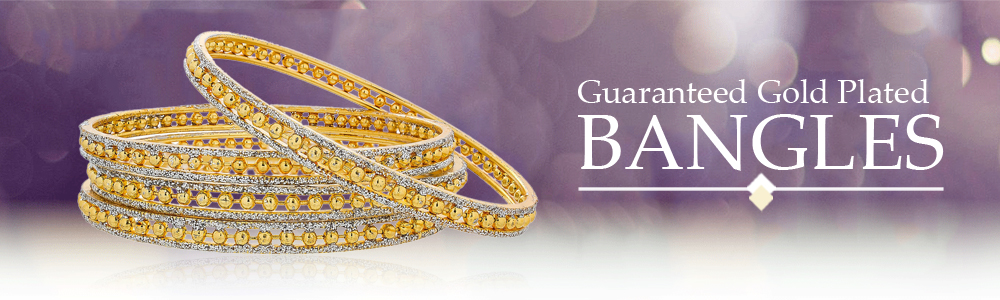 Guaranteed Gold Plated Bangles