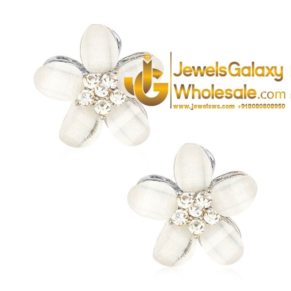 Floral American Diamond Fashion Earrings 1502