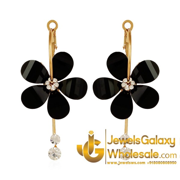 Floral American Diamond Enthralling Earrings 1504