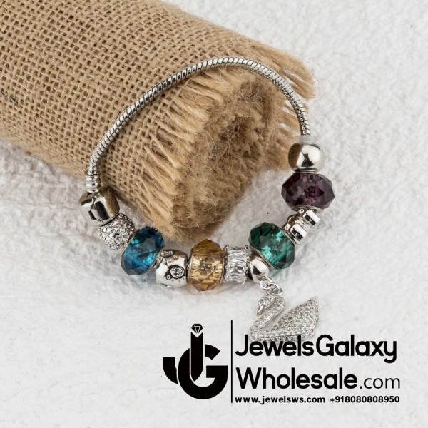 Platinum Plated Multicolour Fashion Bracelet 12190