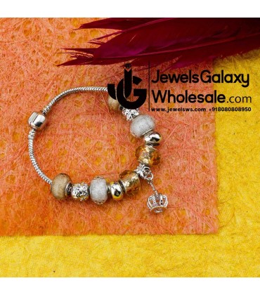 Platinum Plated Multicolour Fashion Bracelet 12192