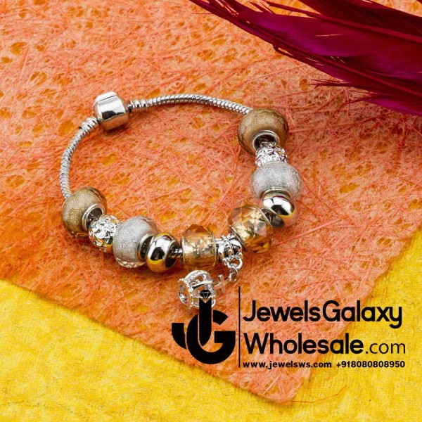 Platinum Plated Multicolour Fashion Bracelet 12192