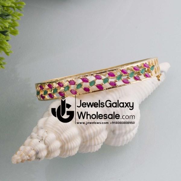 Gold Plated Multicolor Traditional AD Bracelet