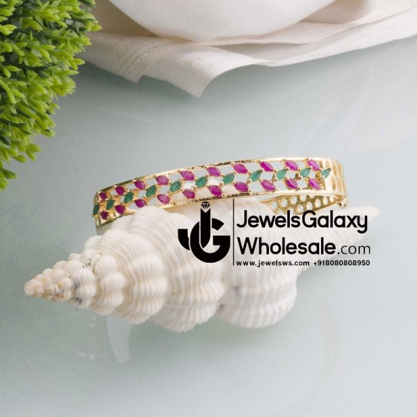 Gold Plated Multicolor Traditional AD Bracelet