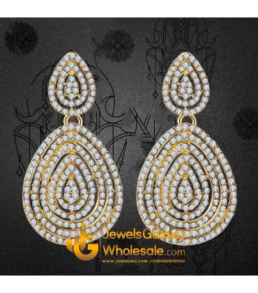 American Diamond Dangling Fashion Earrings 2386