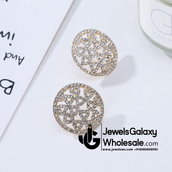 American Diamond Clip-On Earrings 2400